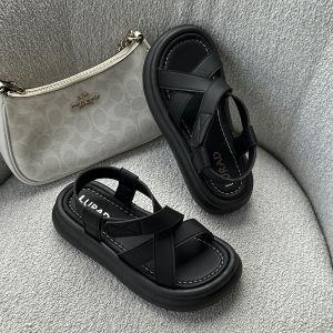 LURAD Sepatu Wanita Slip On Sepatu Cewek Warna Hitam Polos Sepatu Ringan Kuat Awet Non Slip Sepatu WL2466