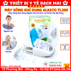 Máy Xông Hút Mũi 2 Trong 1 ALKATO TL200 - Dòng Chuyên Xông Bảo Hành 5 Năm