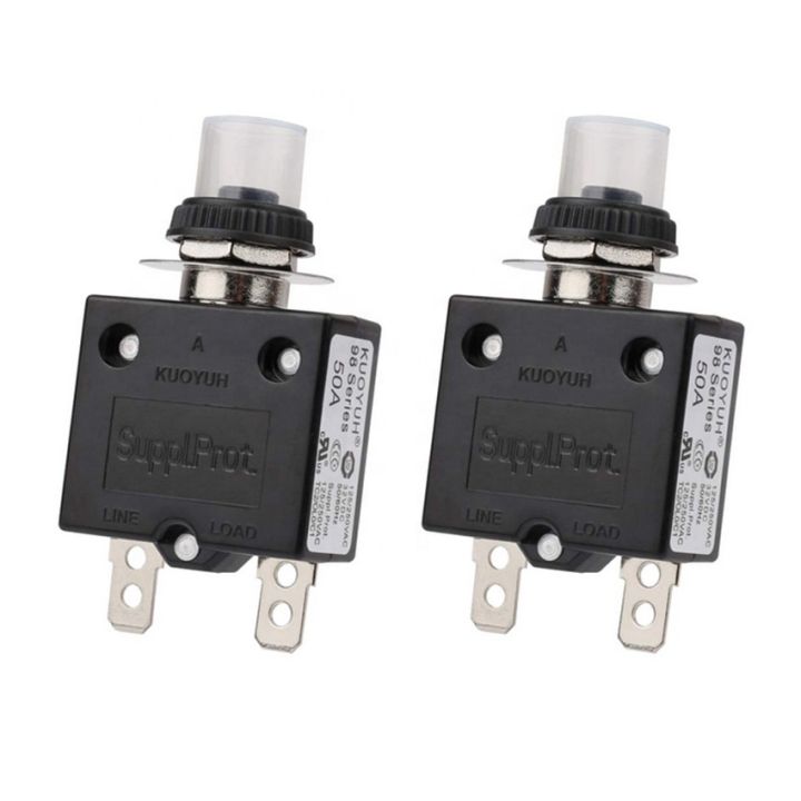 Thermische Overbelastingsbeveiliging 98-serie – Handmatige Reset, 35A, Geschikt Voor Motoren, Laders En Industriële Apparatuur