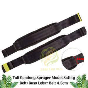 TALI GENDONG SPRAYER ELEKTRIK / KNAPSAK MODEL SAFETY BELT + BUSA.Bahan : Nilon