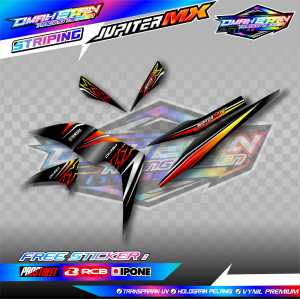 STRIPING VARIASI YAMAHA JUPITER MX OLD / STICKER LIST MOTOR YAMAHA JUPITER MX OLD