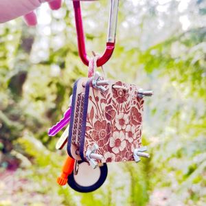 LITUILI Creative Pocket Flower Press Wooden DIY Specimen Embossing Device Practical Portable Press Flower Tool For Plants Flowers Crafts
