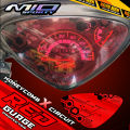 Mio SPORTY / Mio SOULTY Gauge Protector  STICKER TINT HONEYCOMB X CIRCUIT DESIGN. 