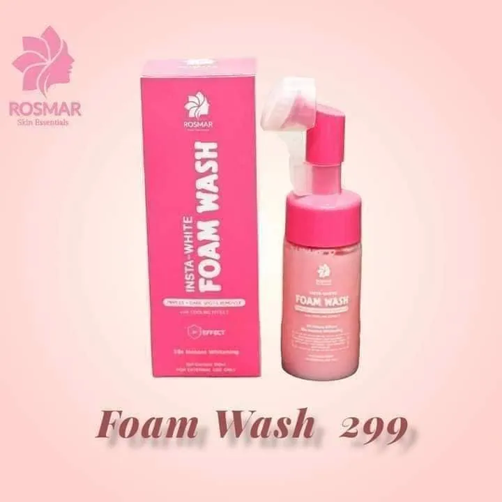 ROSMAR Insta-White Foam Wash 100ml/ ROSMAR BLEACHING WHIPPED