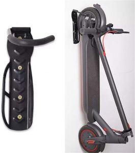 Coherny Wall Hanging Hook Bicycle Wall Mount Garage Storage System Hooks with Maximum Load of 50lb for Xiaomi Scooter M365/PRO and Ninebot ES1 ES2