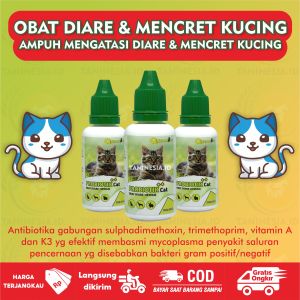 Obat diare mencret kucing paling ampuh mengobati diare pada kitten atau anak kucing hingga kucing dewasa ampuh 30ml