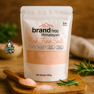 Garam Himalaya Asli Non-GMO Garam Organik Himalaya Alami untuk Masakan Kesehatan Perawatan Tubuh