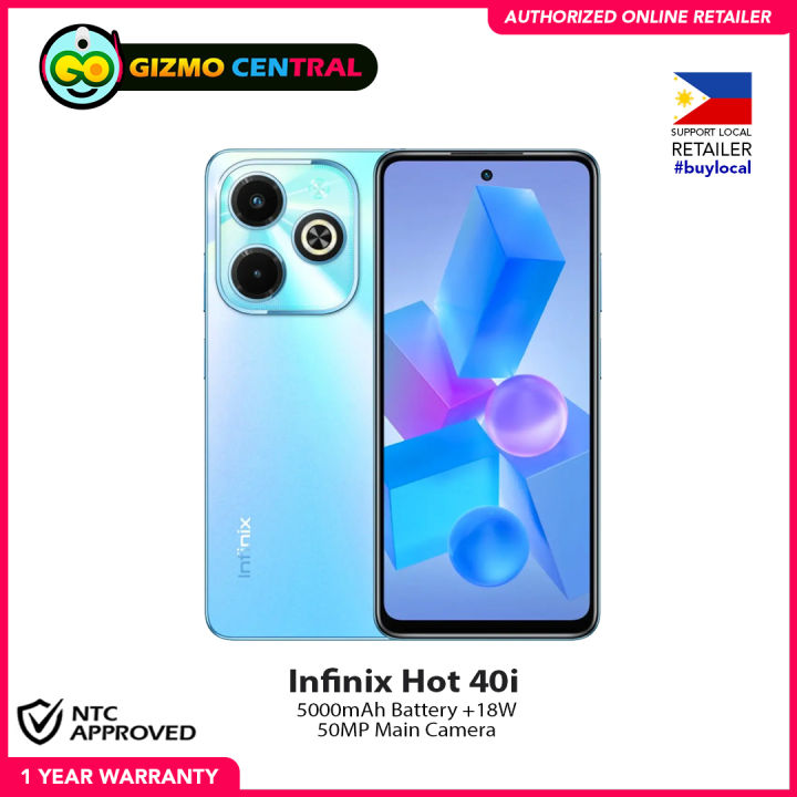 Infinix Hot 40i 16gb256gb 656 Ips Lcd 90hz Unisoc T606 50mp Camera 5000mah Battery 1463