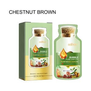 Eelhoe Bubble Plant Hair Dye Shampoo 5 Minutes Change Hair Color Non-irritating Plant Foam Hair Dye Hair Dye Hair Color Convenient Long Lasting Plants Dying Cream Gentle Natural Plant Extract Fashion Hair Care Women Men
