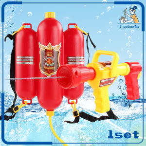 Mainan Semprotan Air Pistolan Air Mainan Bentuk Pemadam Kebakaran Watergun Backpack