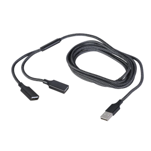 Bộ chia USB 2 cổng Nam đến đôi nữ Bộ chuyển đổi cho laptop Bàn phím với truyền dữ liệu và Dây sạc nhanh