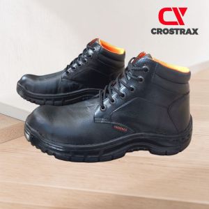 UKURAN JUMBO 40-46 SEPATU BOOTS SAFETY CROSTRAX KULIT RESLETING BIG SIZE SEPATU SAFETY SEMI BOOTS LOW/TALI PRIA BOOT SAVETY BUT SEPTI BUTS SEVTI BOT SEPTY BOTS SEFTY PDH PDL SATPAM KERJA LAPANGAN PROYEK TAMBANG OUTROOR TOURING COKELAT HITAM