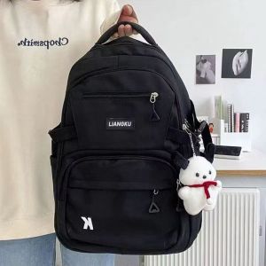 ZGEN20 "K" Fashionable New Large Capacity Multi Compartment Lightweight Student Backpack