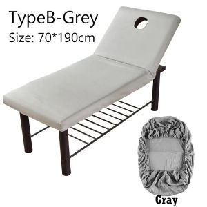 Pure Color Massage Table Bed Fitted Sheet Elastic Full Cover Rubber Band Massage SPA Treatment Bed Cover with Hole Sabanas Massage Sabanas Table Fitted Bed Sheet Elastic Full Cover Rubber Band Massage SPA Bed Cover