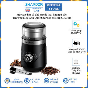 Máy xay hạt và phê và các loại hạt ngũ cốc phiên bản CG638B thương hiệu Shardor - HÀNG NHẬP KHẨU (Bảo hành 12 tháng)