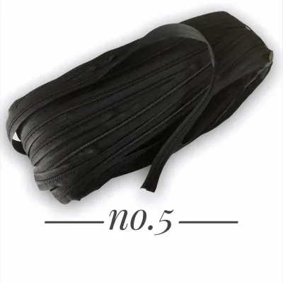 Daun Resleting Rol No 5 Warna Hitam | Buat Jaket Dompet Tas Dompet dan Sprei Kasur