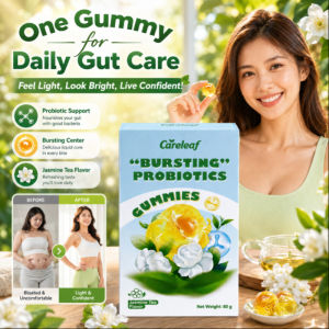 Gut Health Probiotic Gummies Bursting Flavor Digestive Support Daily Wellness Balance Gut Flora Delicious Chewable Gummy Dietary Supplement Adult
