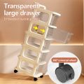 Trolley Cart  Drawer-Type Storage Rack With Wheels. 