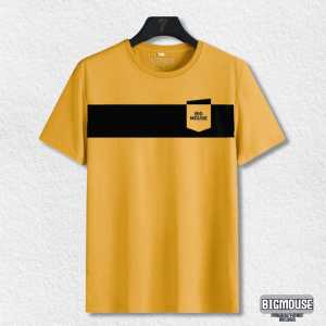 TShirt Cowok Bigmouse Terbaru Baju Kaos Pria Dewasa Distro Keren Viral Combed 30s Kuning