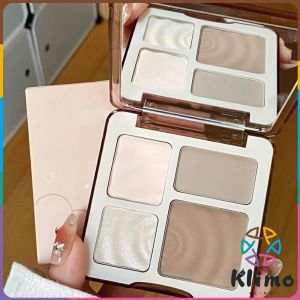 Klimo 4 Colors Highlight & Contour Palette Natural Long-lasting Waterproof