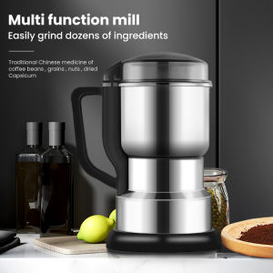 ⚡50000 rpm high speed Ultrafine Grinding Machine Small Home Use Powder Maker Herbal Medicine Crusher Grain Grinder Kitchen Appliance 600g Capacity Coffee Grinder Electric Grains Mixer Grinder Kitchen Grinder Home Baby Food Processor