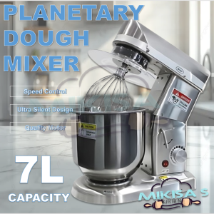 7 Quarts Planetary Mixer Commercial Use Cake Mixer Heavy Duty B7 with Free CCTV