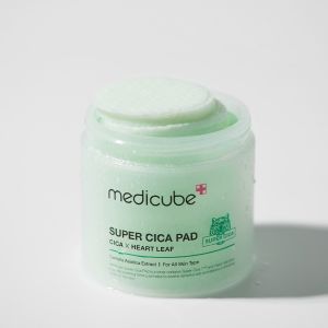 Medicube Super Cica Pad 88% Centella Asiatica Panthenol Dual‑Sided Calming Pad Soothe Red Damaged Skin Post Sun Repair For All Skin Types