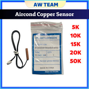 Aircond Sensor Temperature 5K 10K 15K 20K 50K Coil Air Conditioner Copper Thermistor Daikin / York / A