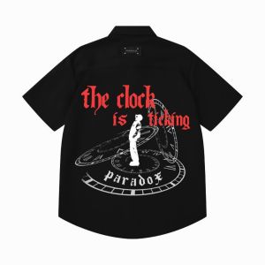 Áo sơ mi TICKING SHIRT Cotton lạnh PARADOX SM5V0301