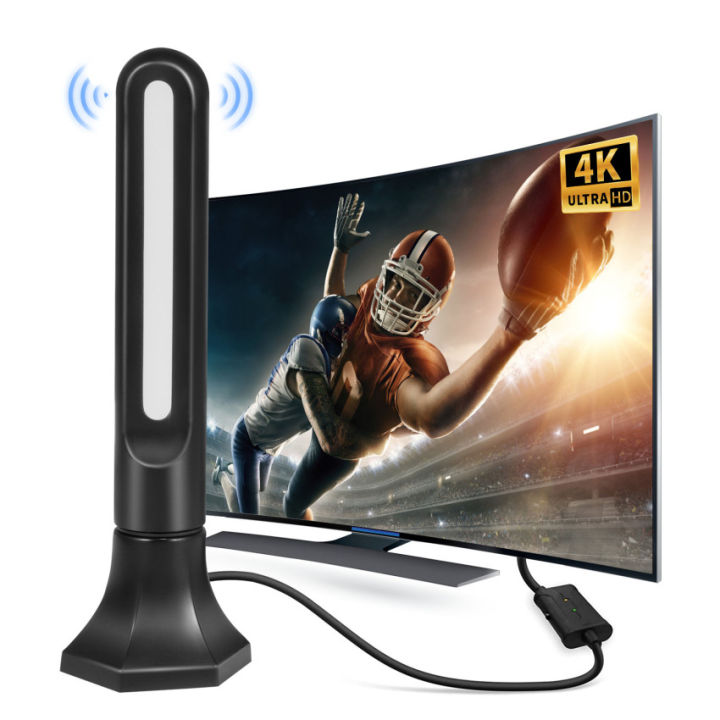 Amplified HD TV Antenna Indoor Digital TV Aerial Indoor 250+ Miles Long Range For Freeview TV