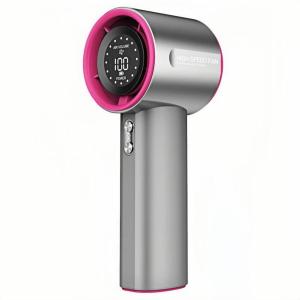4000mAh High Speed Handheld Fan Strong Wind 100 Gear With Adjustable Speeds LED Display Battery Portable Quiet Mini Fan