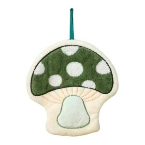 Khăn tay S san hô mềm Fleece hình nấm khăn tay rất thấm cho nhà và nhà bếp