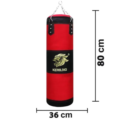 Ridica Boxing Sandbag Punching Bag Heavy duty Training MMA KarateKickboxing Martial Arts 80CM Sand Bag