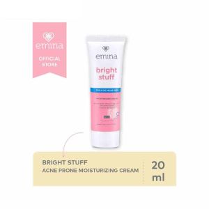 [ACNE PRONE SERIES | BPOM] Emina Bright Stuff for Acne Prone Skin Moisturizing Cream | Acne Prone Skin Face Wash Lynn Design
