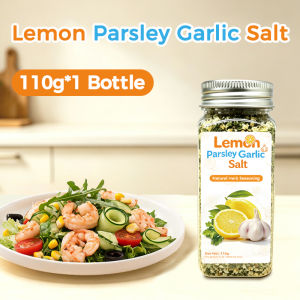 Parsley Garlic Salt Lemon Parsley Lemon Black Pepper Garlic Salt Seasoning Powder Complete Set Flavor Booster for MeatVeggiesSoup