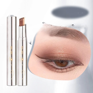 Eye Shadow Stick Pink Brown Eyeshadow Stick Eyeshadow Cream Eye Makeup Fine Pearl AGAG一抹三色渐变眼影棒