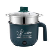 Home2U🏡 1.8L Non Stick Multi function Electric Cooker with 2 Button/Rice Cooker /Steamer Frying Pan /Portable Pot /Periuk Nasi