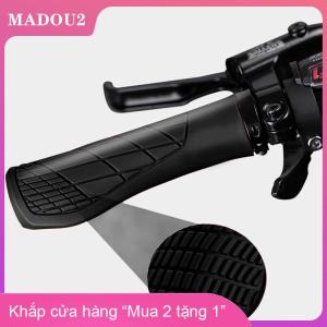 [COD] MADOU2 1 cặp xe đạp Grips chống sốc Xe Đạp Handlebar bìa chống trượt có thể khóa Grips Ergonomic đi xe đạp cao su xử lý Grips