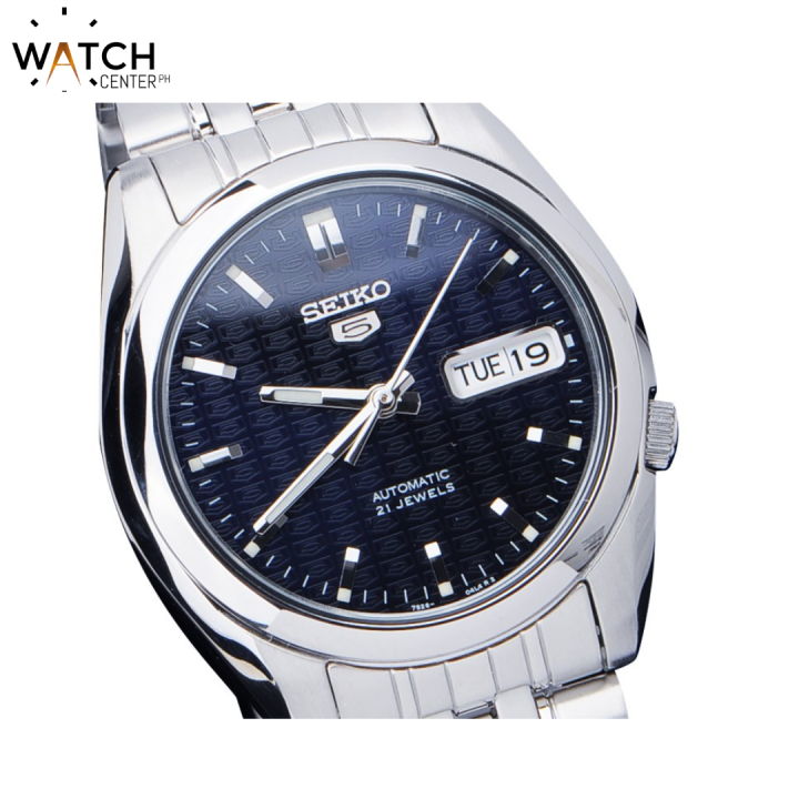 Seiko 5 SNK357K1 Blue Dial Automatic Stainless Steel Men s Watch