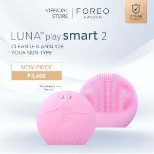 FOREO LUNA Play Smart 2 Skin Analysis & Facial Cleansing Brush for All Skin Types - Face Massager | Enhances Absorption of Skin Care | Waterproof