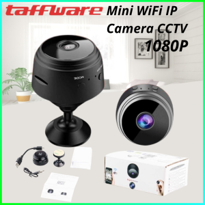 TOP PRODUK Taffware Mini WiFi IP Camera CCTV Wide Angle Nightvision 1080P A9NV / cctv sambung hp jarak jauh / Camera CCTV Wifi Langsung Ke Hp / Kamera CCTV Jarak Jauh Lewat HP / Kamera Tersembunyi Nyambung Ke HP Buat Ngintip Super Mini Tahan Lama