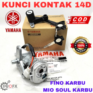 KUNCI KONTAK SET ASSY MIO SOUL FINO KARBU YAMAHA 14D KUALITAS ORIGINAL ASLI YGP KONCI GEMBOK MOTOR