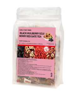 Mulberry and red date tea Spleen-strengthening and stomach-nourishing tea Antioxidant Rich in anthoc 桑葚红枣茶