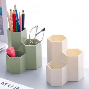 Pen Holder Student Desktop Creative Pen Holder Cute Fashionable Plastic Pen Holder Stationery Cosmetic Storage