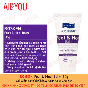 [HÀNG CTY - HSD 2029] Rosken Feet & Heel Balm 50g - Gel Giảm Nứt Gót Chân & Ngăn Ngừa Chai Sạn.