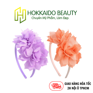 Hokkaido - Set 2 cài tóc hình hoa tím cam dễ thương dành cho bé gái