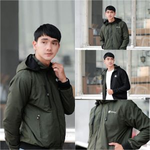 JAKET JUMBO PRIA TERBARU BIG SIZE TASLAN PREMIUM BOLAK BALIK OENZIE KEREN TRENDY