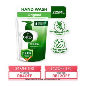 Dettol Hand Wash Original 225ML Refill