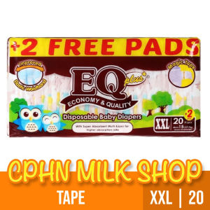 EQ Plus Big Pack XXL 20 - Tape Baby Diapers