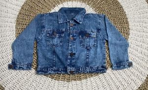 3D Jaket jeans Mini anak korean style usia 2-10 Tahun